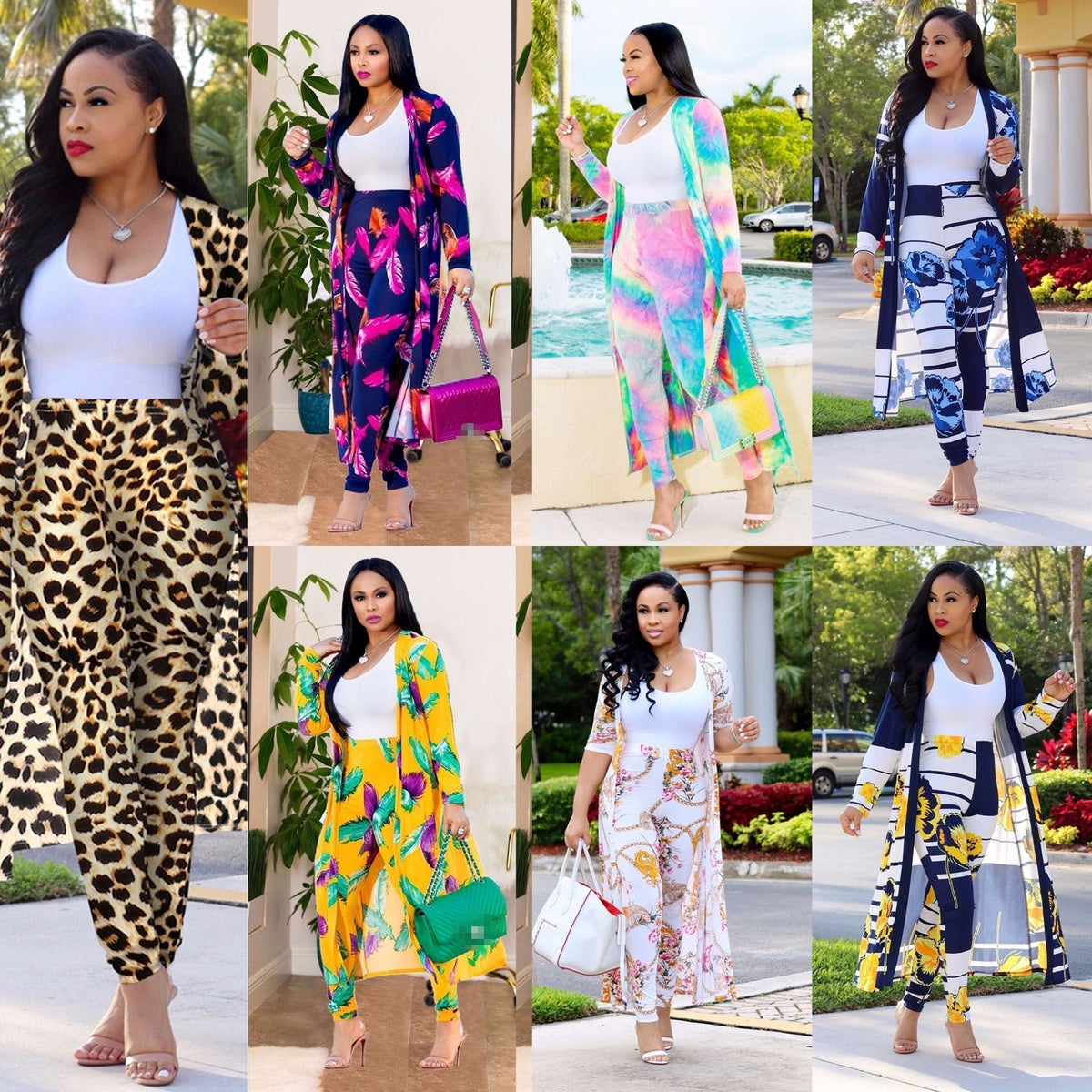 Dames kimono set met broek