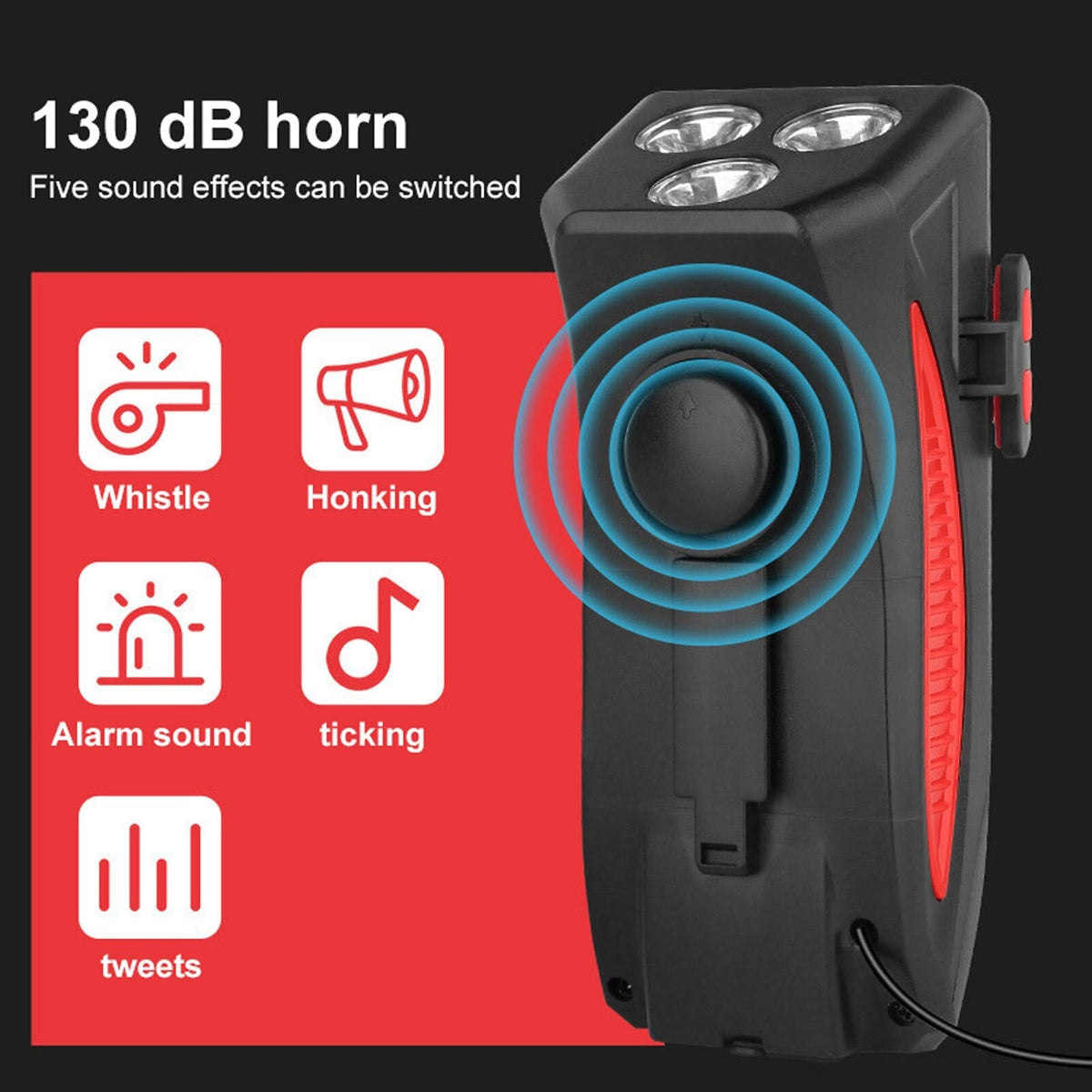 4-In-1 bike light – multifunctionele fiets licht