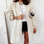 Gebreide jas in oversized model