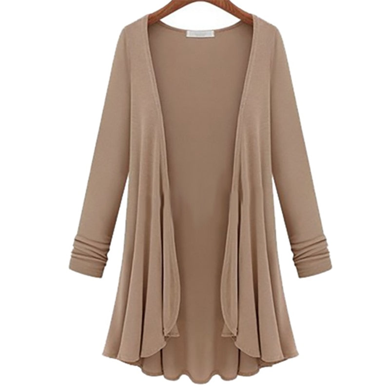 Damesvest met ruches