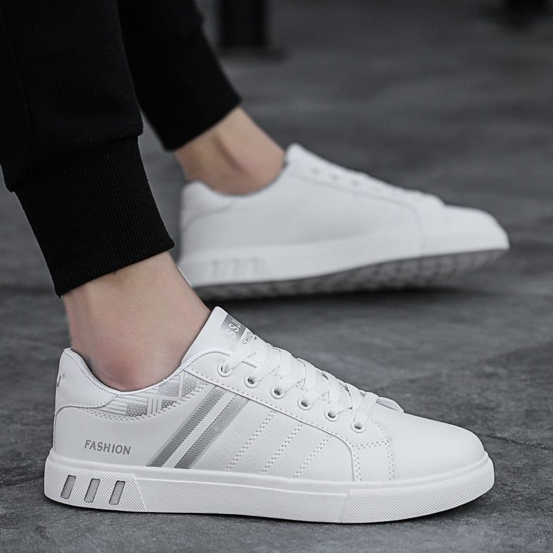 Casual herensneakers met zachte binnenzool
