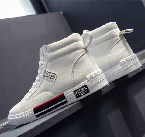 Hoge herensneaker met vetersluiting – Noor