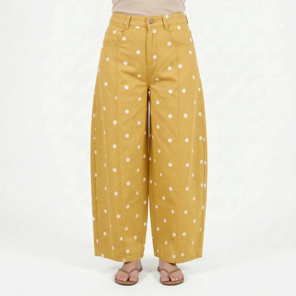 High-Waist barrel jeans
