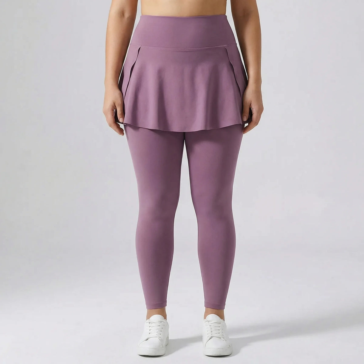 Hooggetailleerde leggings met rokje