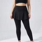 Hooggetailleerde leggings met rokje