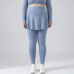 Hooggetailleerde leggings met rokje