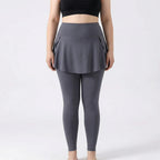 Hooggetailleerde leggings met rokje
