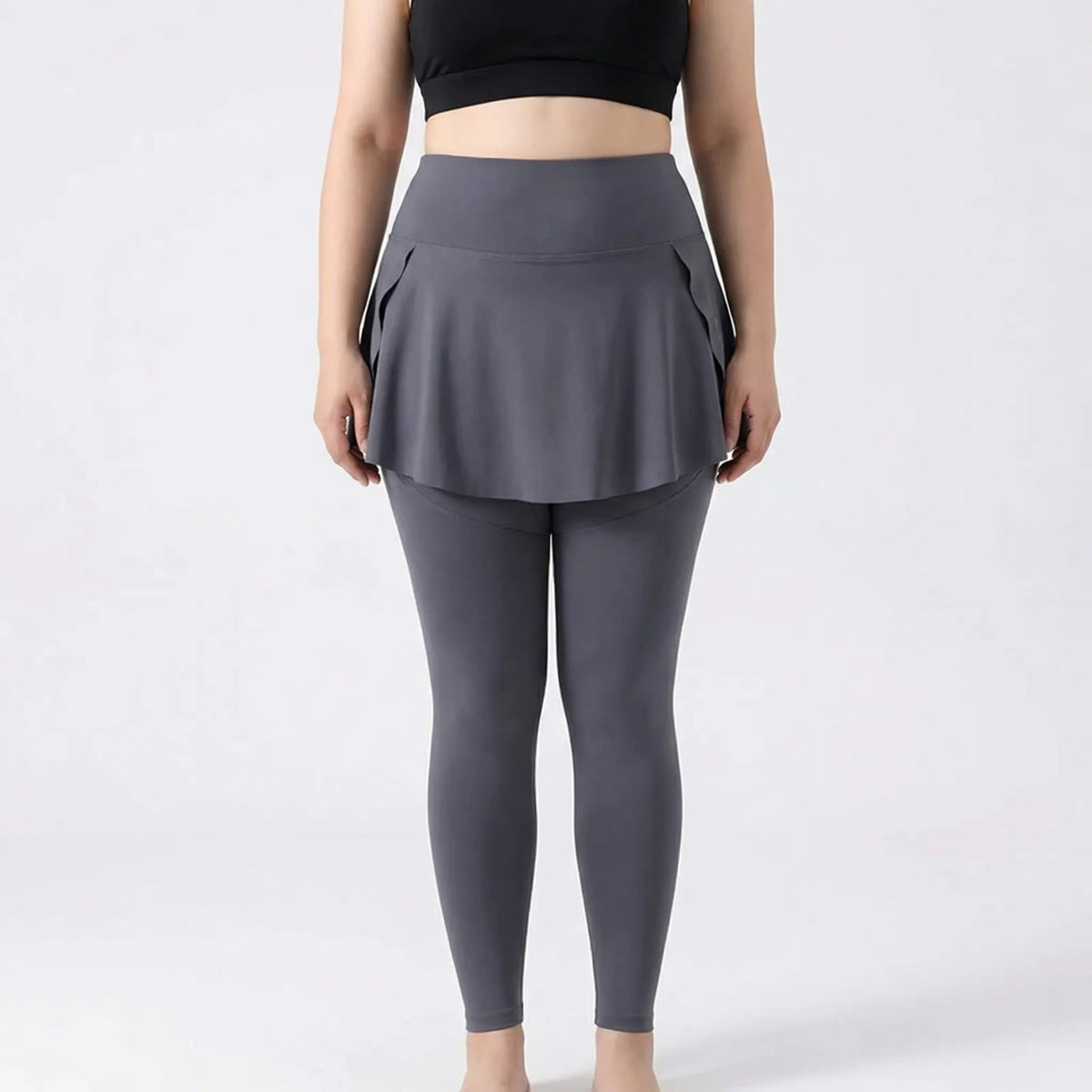 Hooggetailleerde leggings met rokje