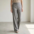 Wijde broek met hoge taille – Noor