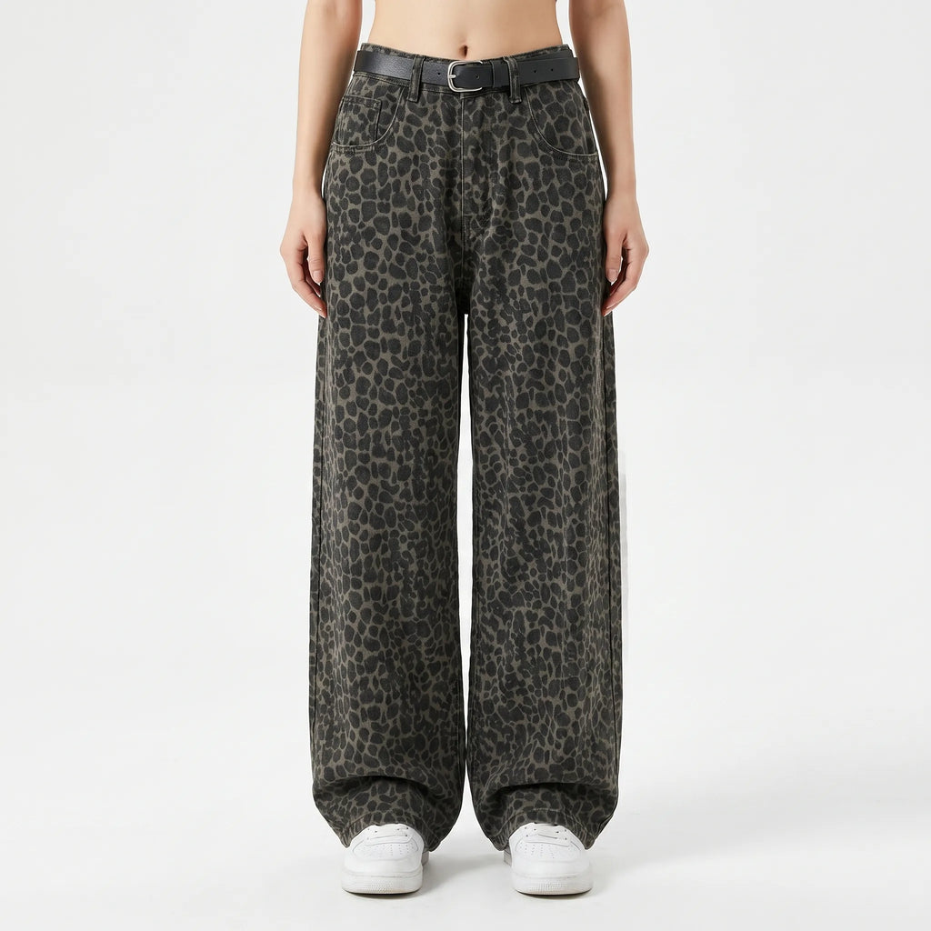 Wijde broek met hoge taille – Liva