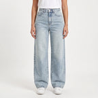 High-Waisted wijde dames jeans