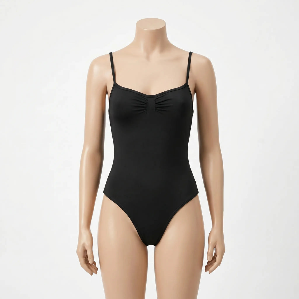 Hoog uitgesneden mouwloze body