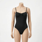 Hoog uitgesneden mouwloze body