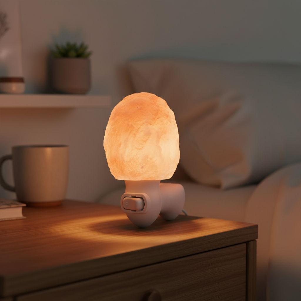 Himalaya zoutlamp met stekker