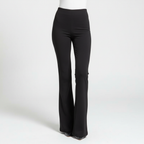 Hooggetailleerde flared-broek