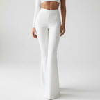 Hooggetailleerde flared-broek