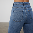 Hoog opgesneden jeans