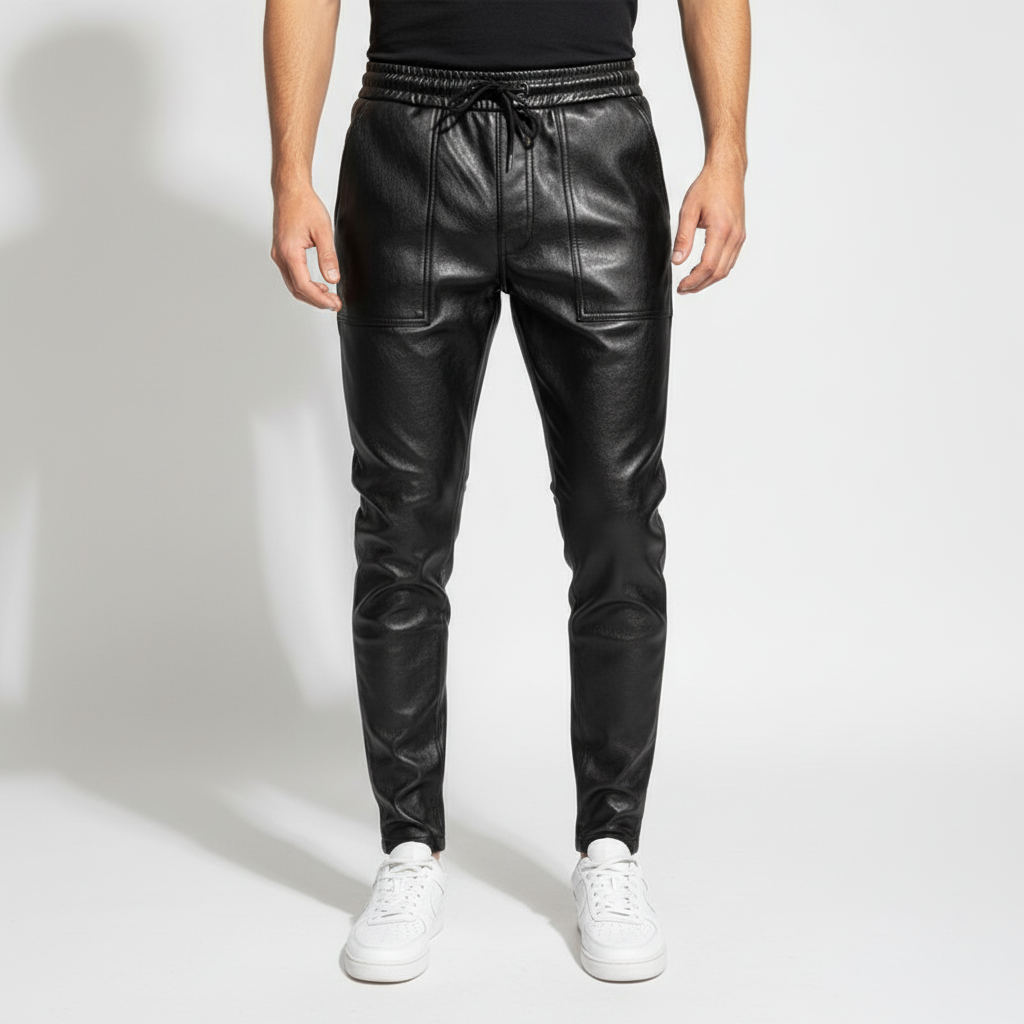 Kunstlederen broek