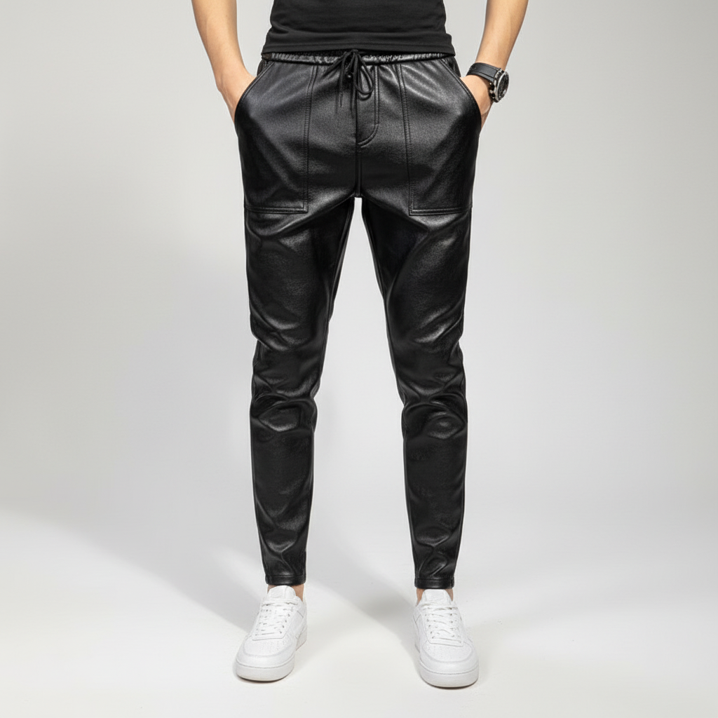 Kunstlederen broek