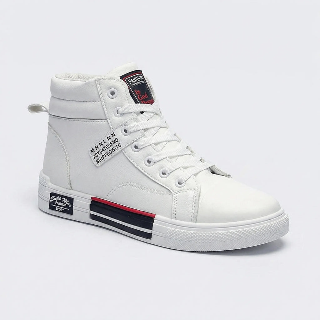 Hoge herensneaker met vetersluiting – Liva