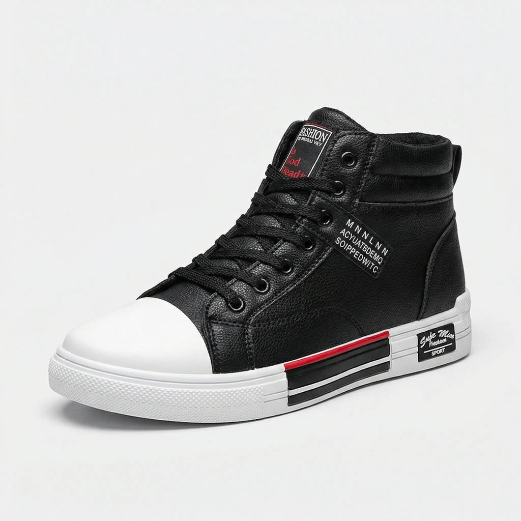 Hoge herensneaker met vetersluiting – Liva