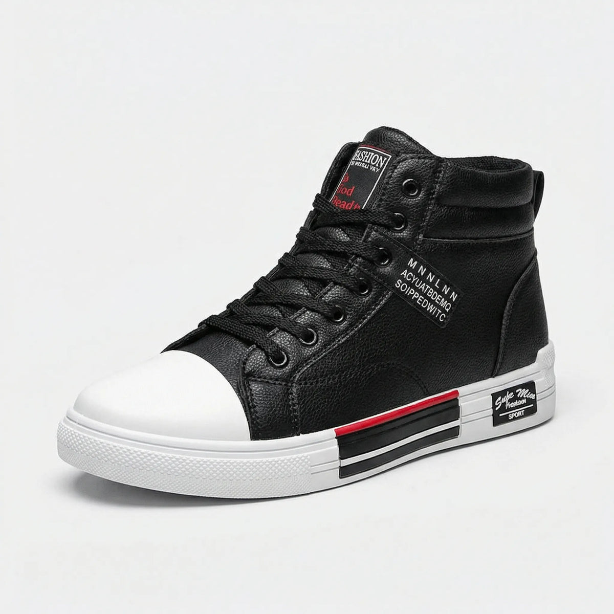 Hoge herensneaker met vetersluiting – Liva