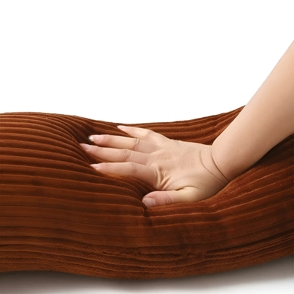 Pluche ergonomisch teckelkussen
