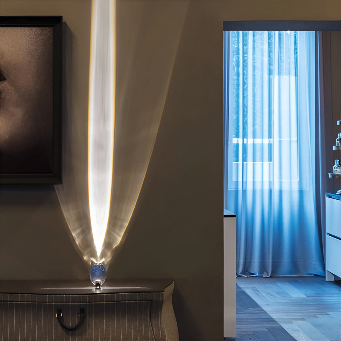 Prismatische projectielamp met LED