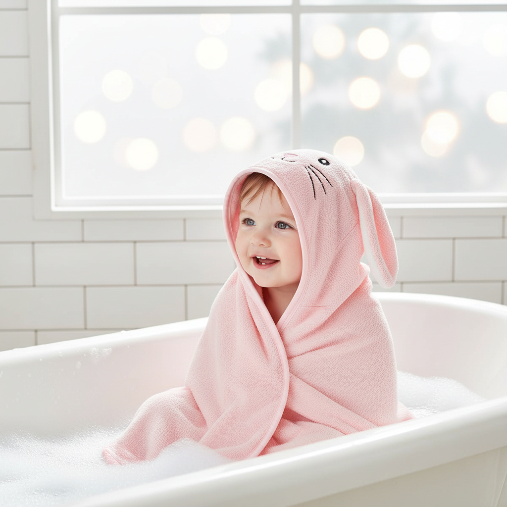 Hooded baby handdoek — afbeelding 19