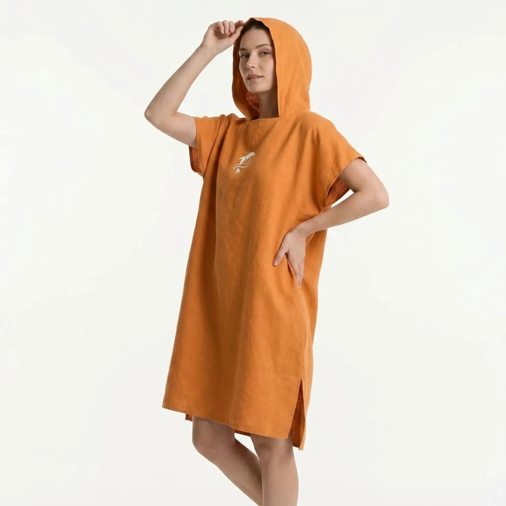 Omkleedjas met capuchon – Noor