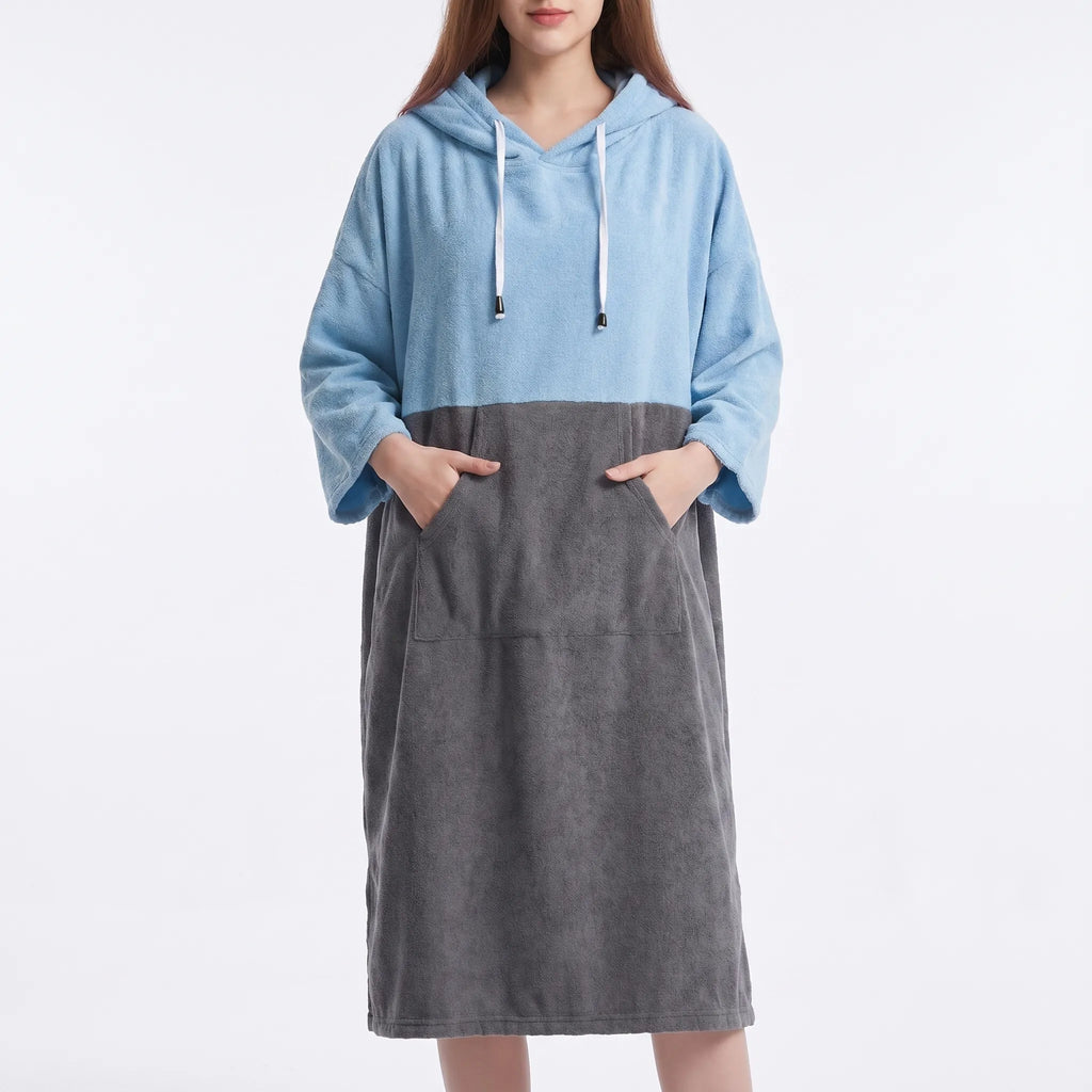 Omkleedjas met capuchon – Liva