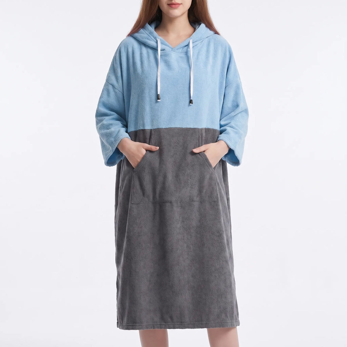 Omkleedjas met capuchon – Liva