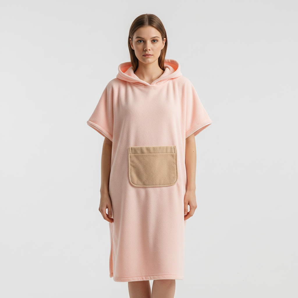 Hooded fleece poncho — afbeelding 18