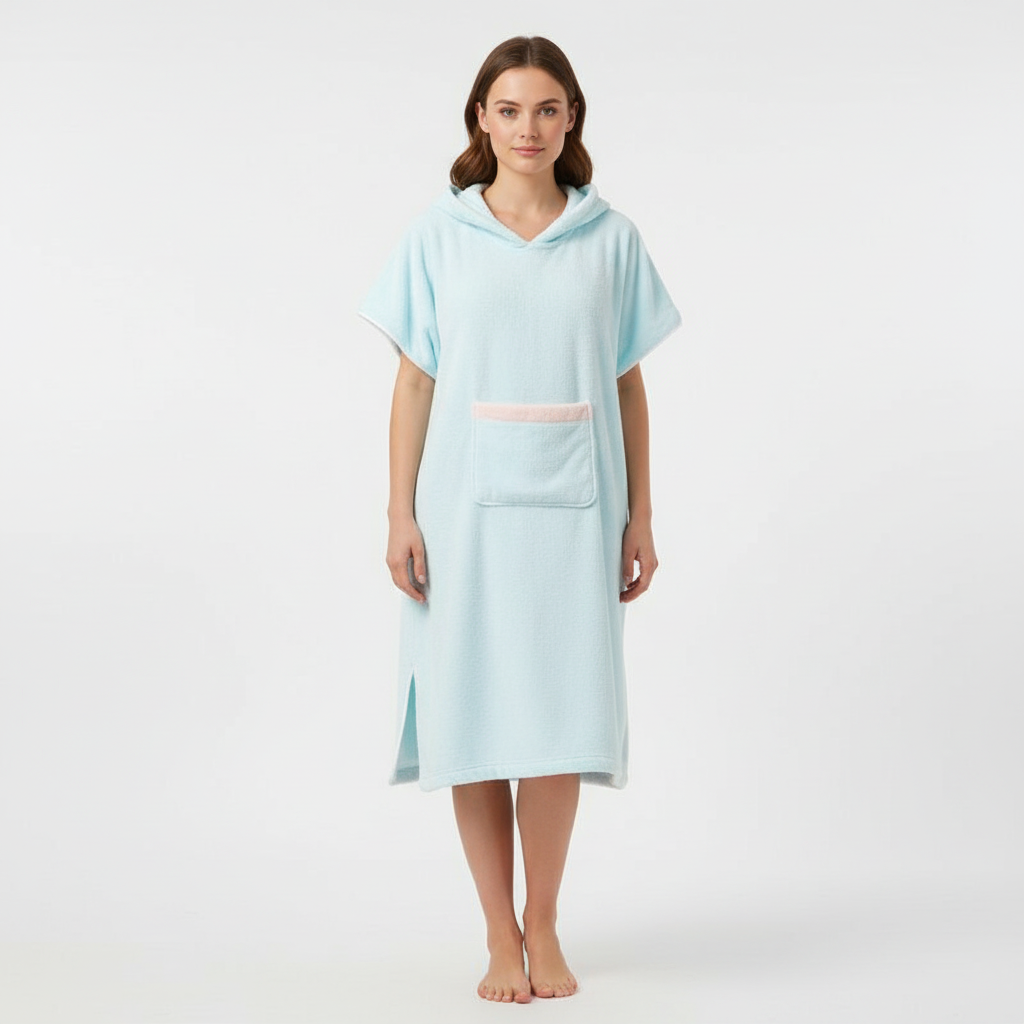 Hooded fleece poncho — afbeelding 13