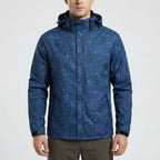 Windjack met capuchon en volledige ritssluiting
