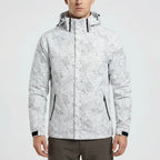 Windjack met capuchon en volledige ritssluiting