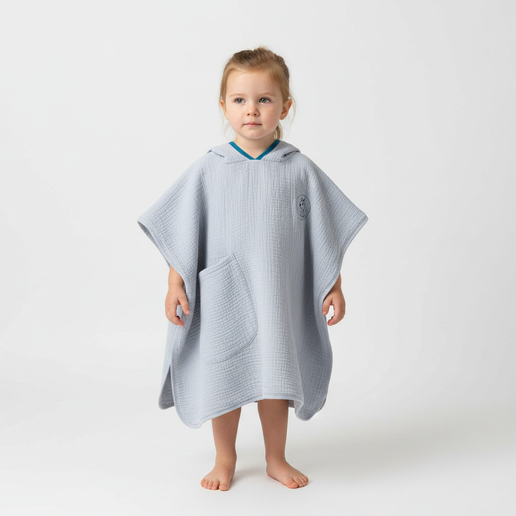 Hooded poncho