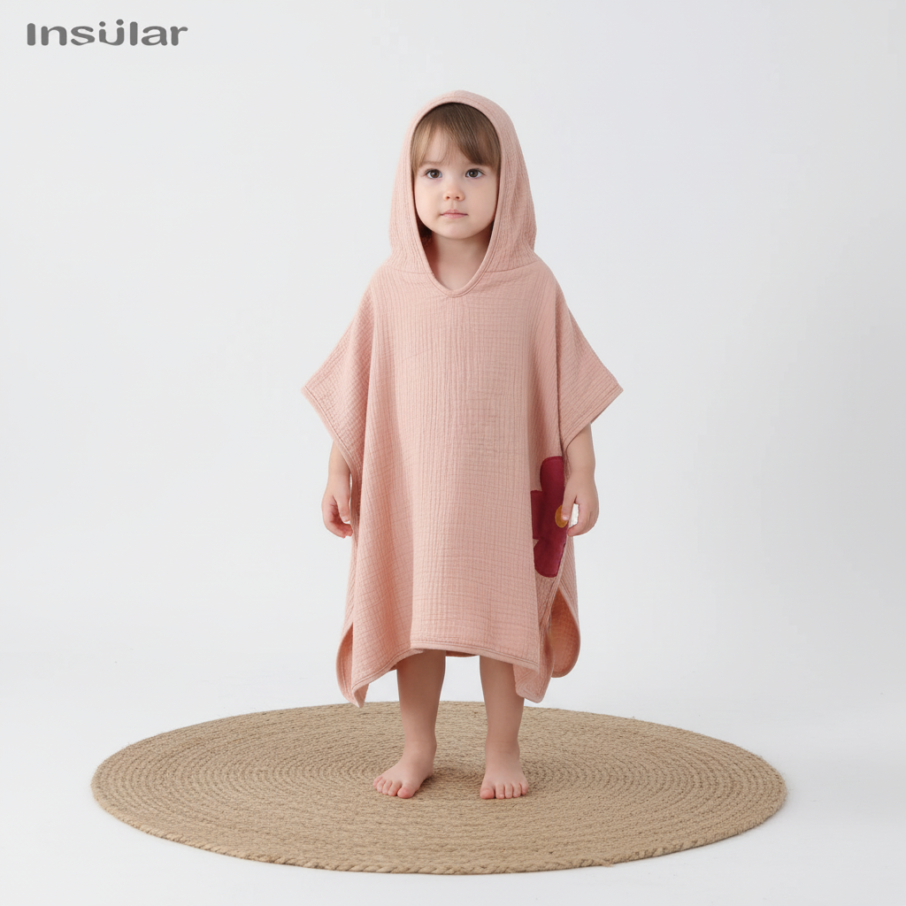 Hooded poncho