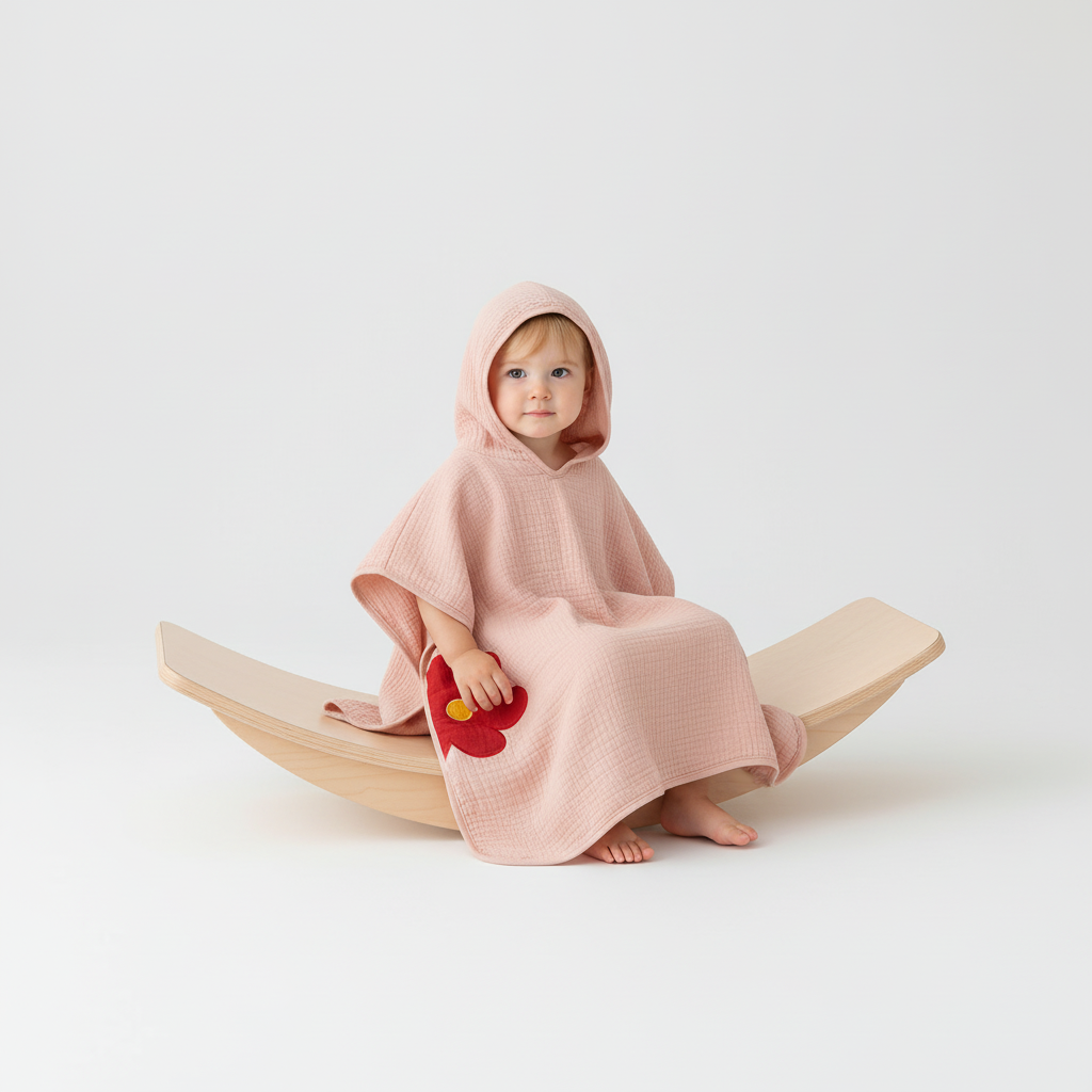 Hooded poncho