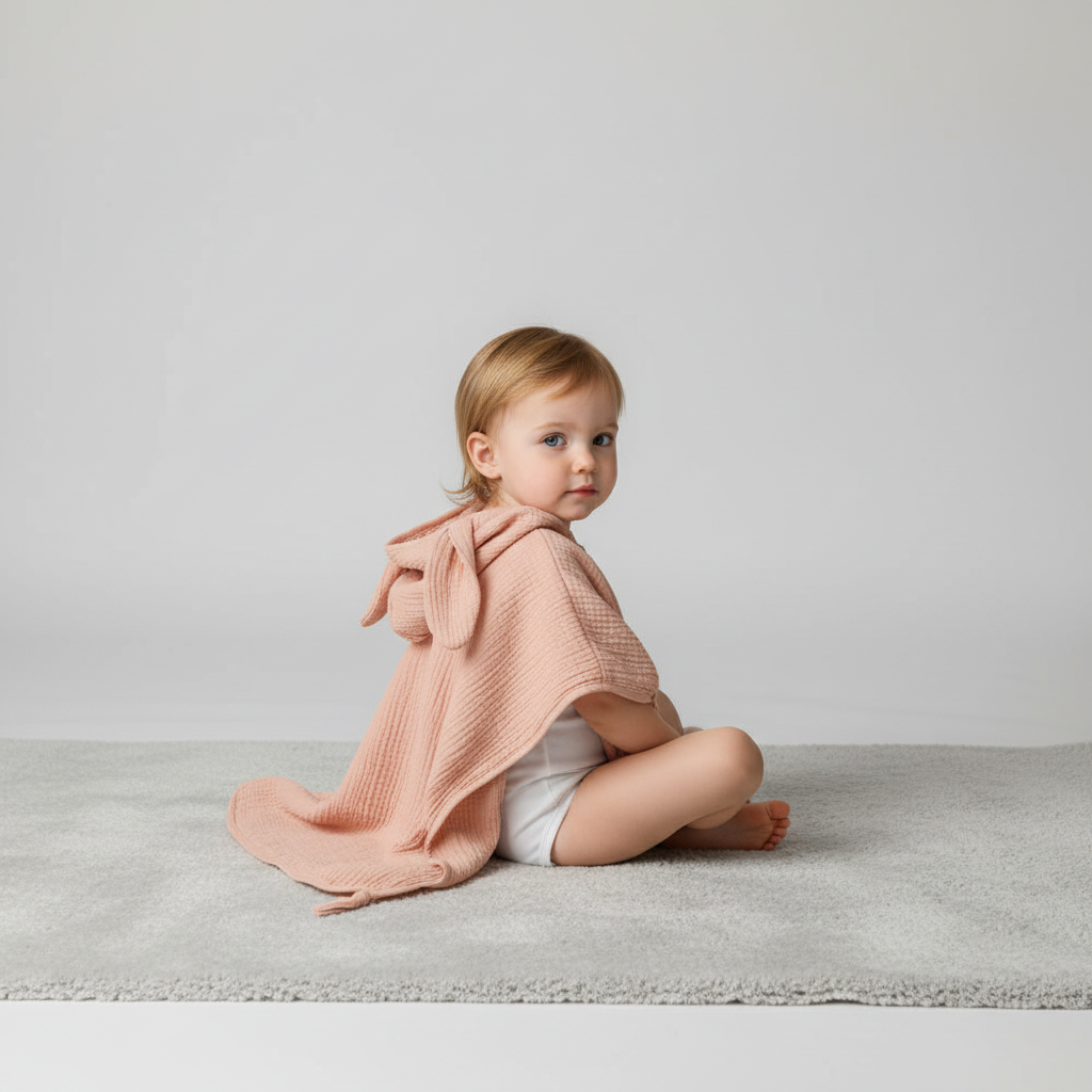 Hooded poncho