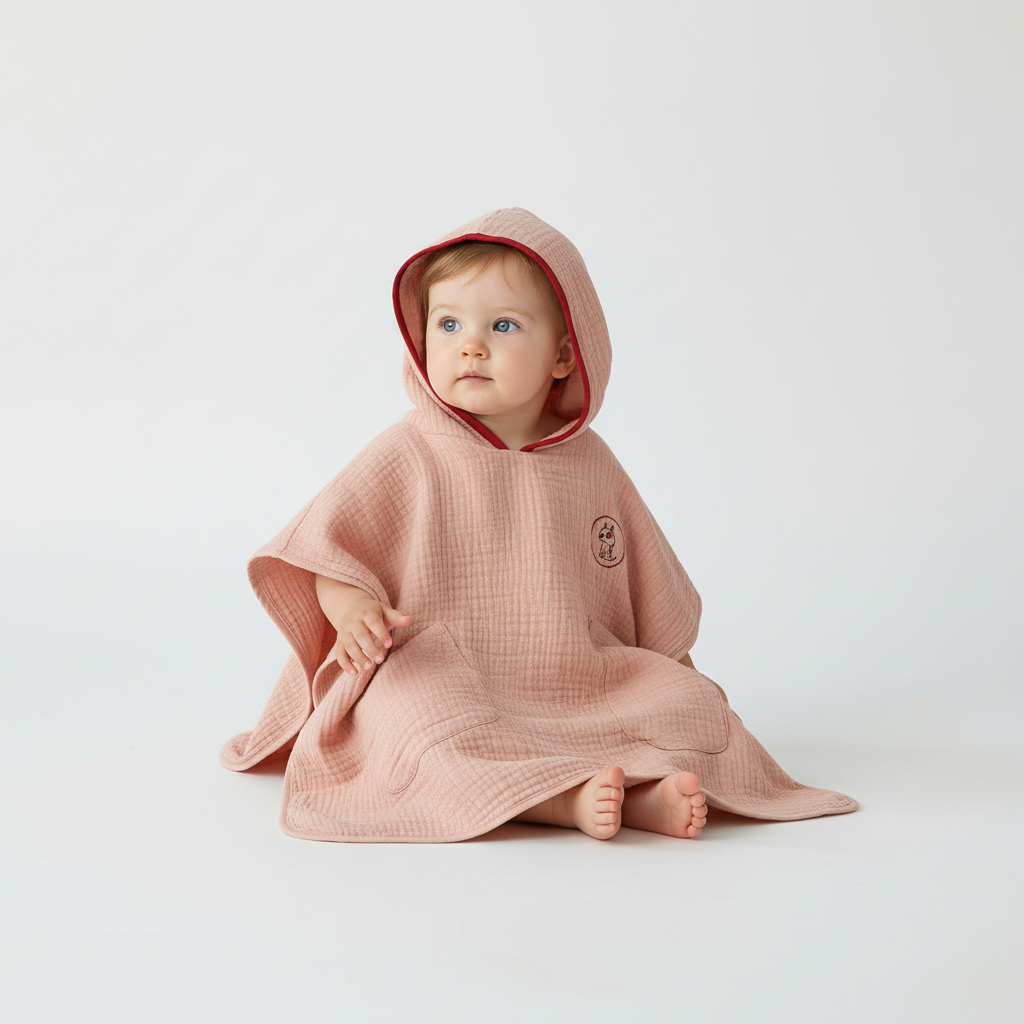 Hooded poncho
