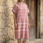 Omkleedponcho met capuchon voor surfen