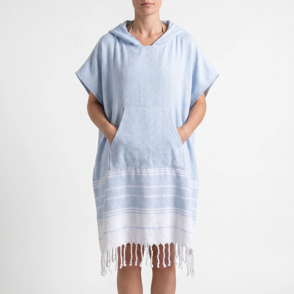 Handdoekponcho met capuchon