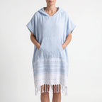 Handdoekponcho met capuchon