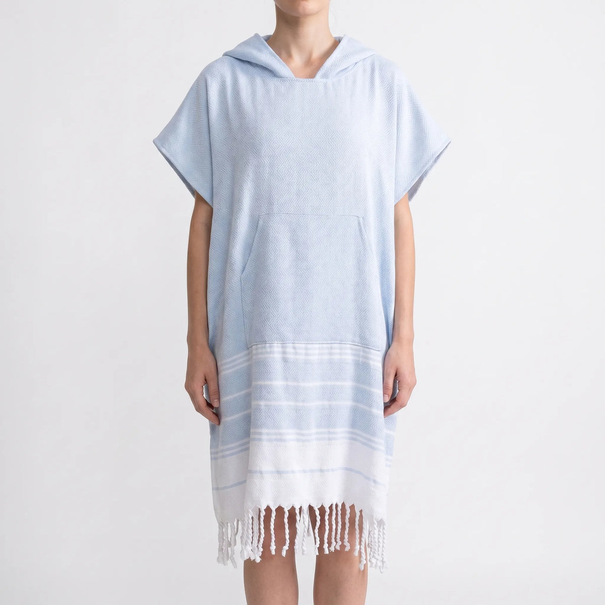 Handdoekponcho met capuchon