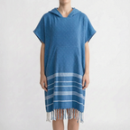 Handdoekponcho met capuchon
