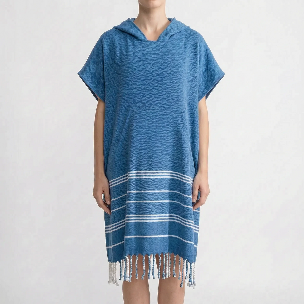Handdoekponcho met capuchon