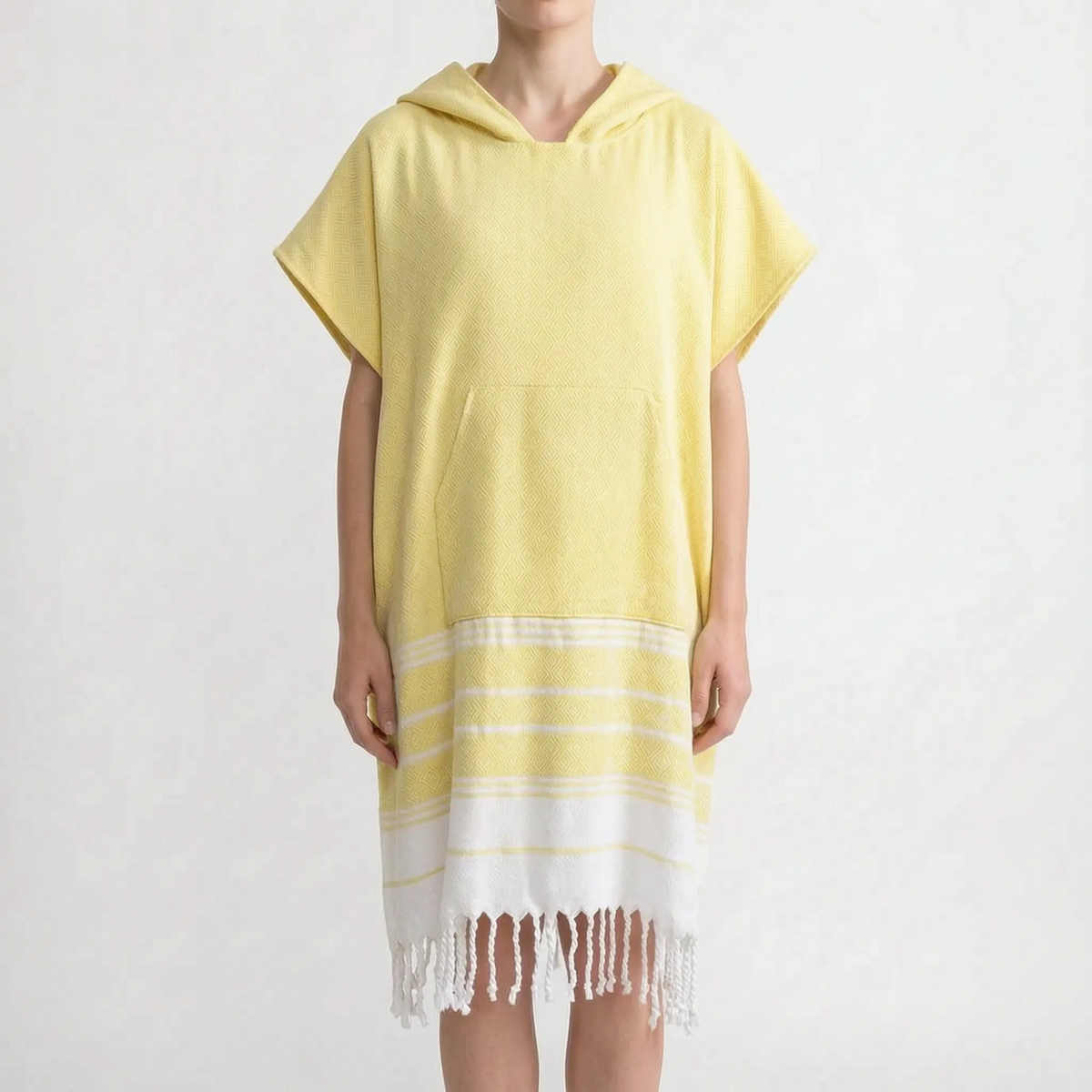 Handdoekponcho met capuchon