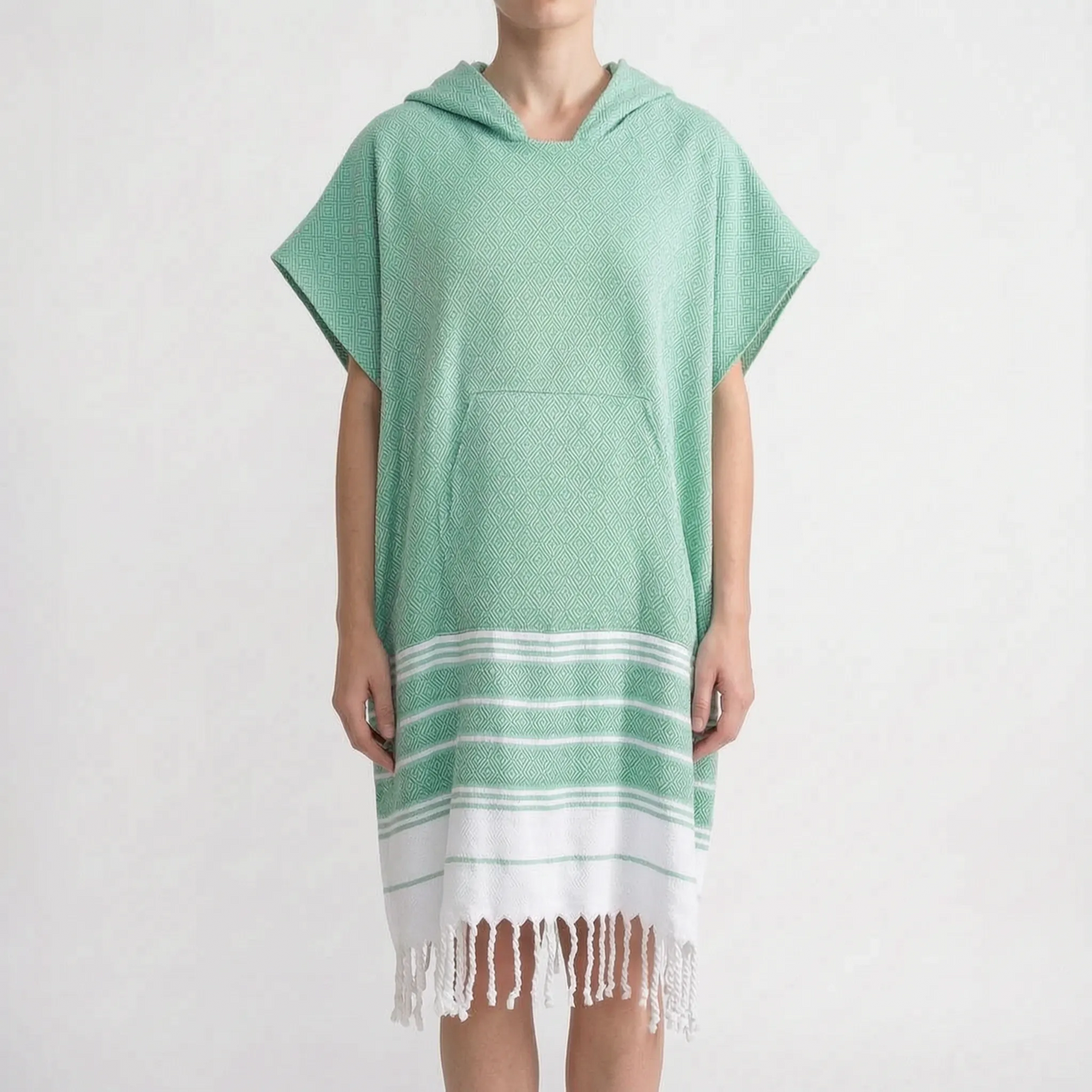 Handdoekponcho met capuchon