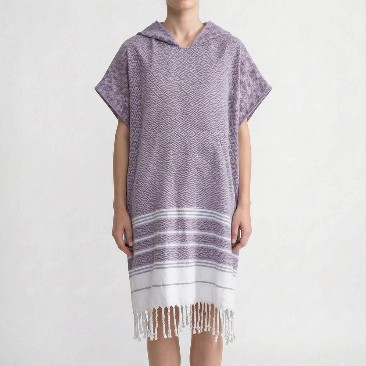 Handdoekponcho met capuchon